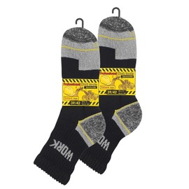 6 Paar Herren Kurzschaft-Arbeitssocken - Robuste Atmungsaktive Work Socks - Berufssocken, Gr. 43-46