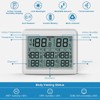AMIR Indoor Outdoor Thermometer, 3 Channels Digital Hygrometer Thermometer with