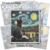 Swedish Dishcloths for Kitchen – 6 Pack cat Cellulose Reusable