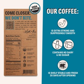 Wandering Bear Organic Vanilla Cold Brew Coffee On Tap, 96 fl oz - Extra Strong, Bold, Smooth, Unsweetened, Shelf-Stable, Ready to Drink, Gluten Free, & Vegan, Iced Cold Brewed Coffee Drinks