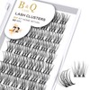 B&Qaugen Lash Clusters B49 Mixed Tray 72 Clusters Natural Individual