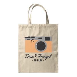 BWW Print - Don't Forget To Play - Tote, Gift Bag - Tote Bag, Single Sided