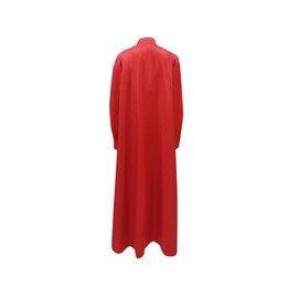MYAYD Unisex Roman Altar Server Cassock Robe Clergy Pulpit Liturgical Vestments Church Uniform Catholic Robe(M, Red)