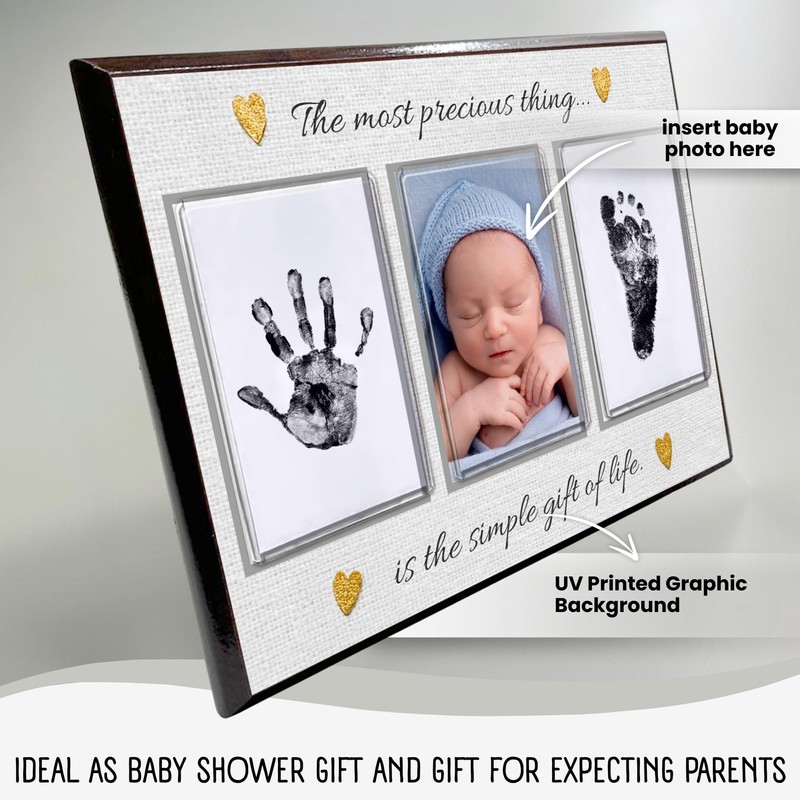 Classic Awards Baby Hand and Footprint Kit with Photo &