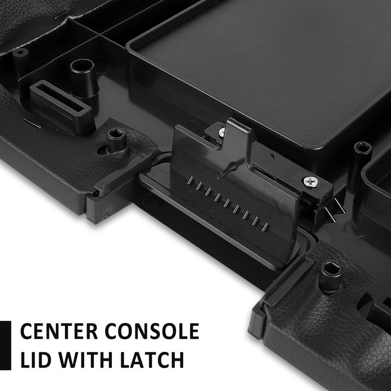 LCWRGS Center Console Lid with Latch Compatible with 2007-2013 Chevy
