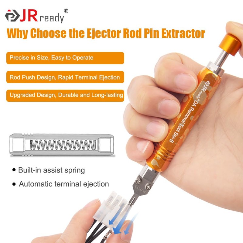 JRready DAP-D173 Ejector Rod Pin Extractor Mini-Fit Jr Extraction Tool(Equivalent