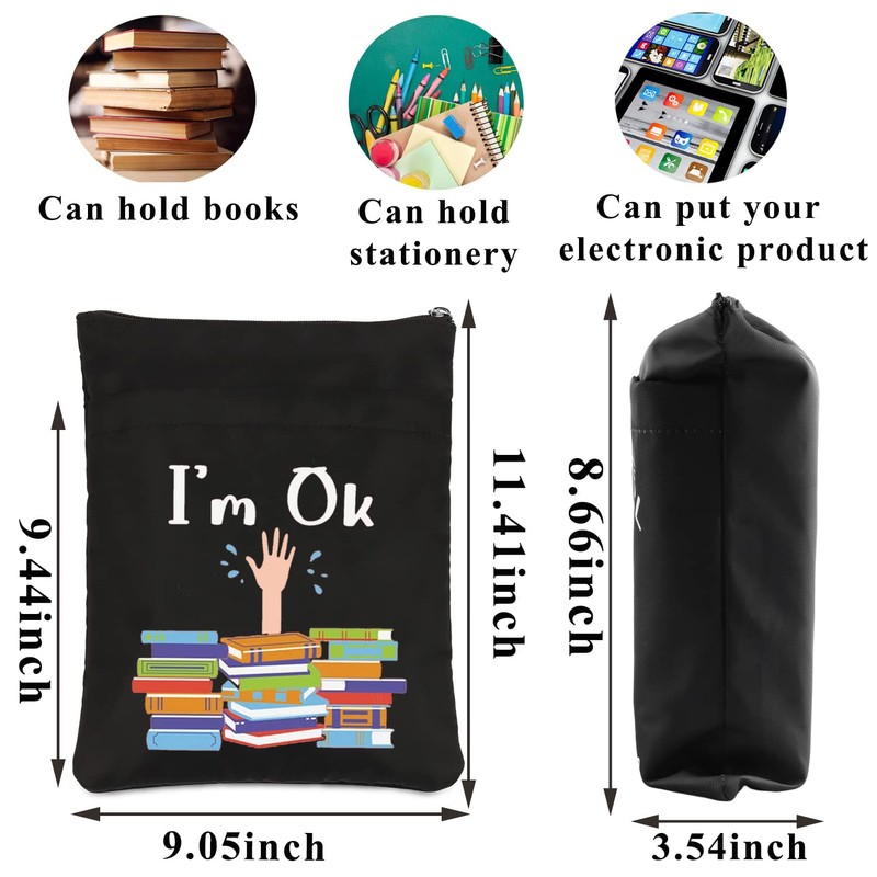 PLITI Funny Book Lover Bookcase Library Gift Reader Gift Book