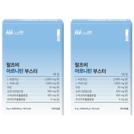 Raltsby Arnitine Booster Arginine Carnitine, 2 units, 30 servings / 랄츠비 아르니틴부스터 아르기닌 카르니틴, 2개, 30회분