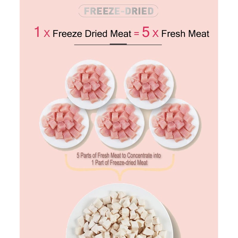 Freeze Dried Cat & Dog Treats – 8OZ Freeze Dried