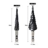 XMSSAA 3-Blade Step Drill for Stainless Steel, Set of 2,