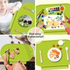 Kids Silicone Placemats, Baby Placemats with Food Catching for Kids