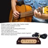 Soundhole Pickup Punching Free Acoustic Guitar Volume Tone Control Instrument