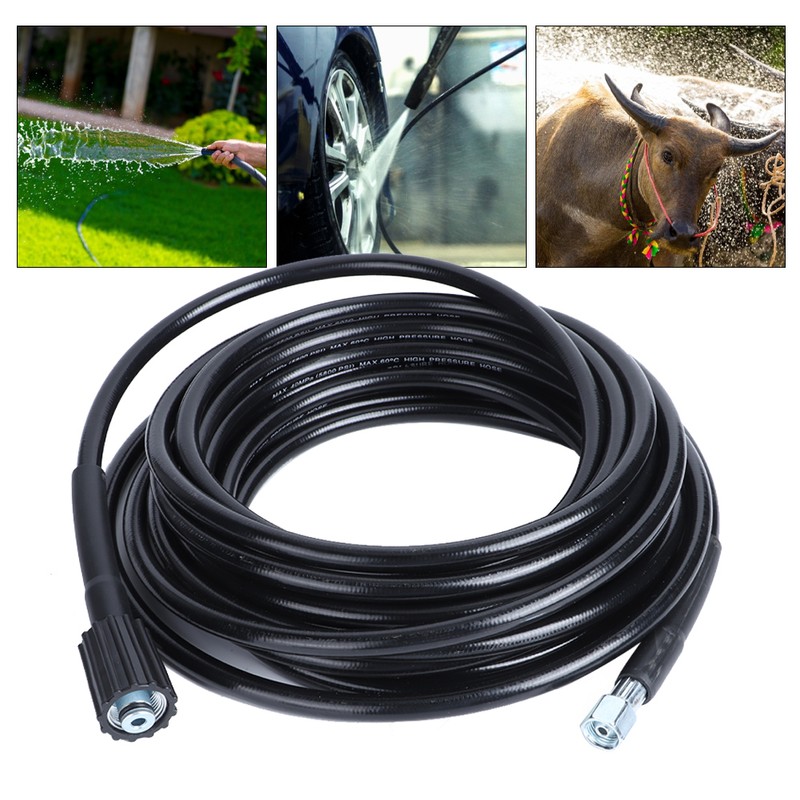 10m M14xM22 Thread High Pressure Cleaning Hose Cleaning Accessories Fit