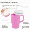 Infantino My 1st Tumbler, Vaso Entrenador con Popote, 266 ml,