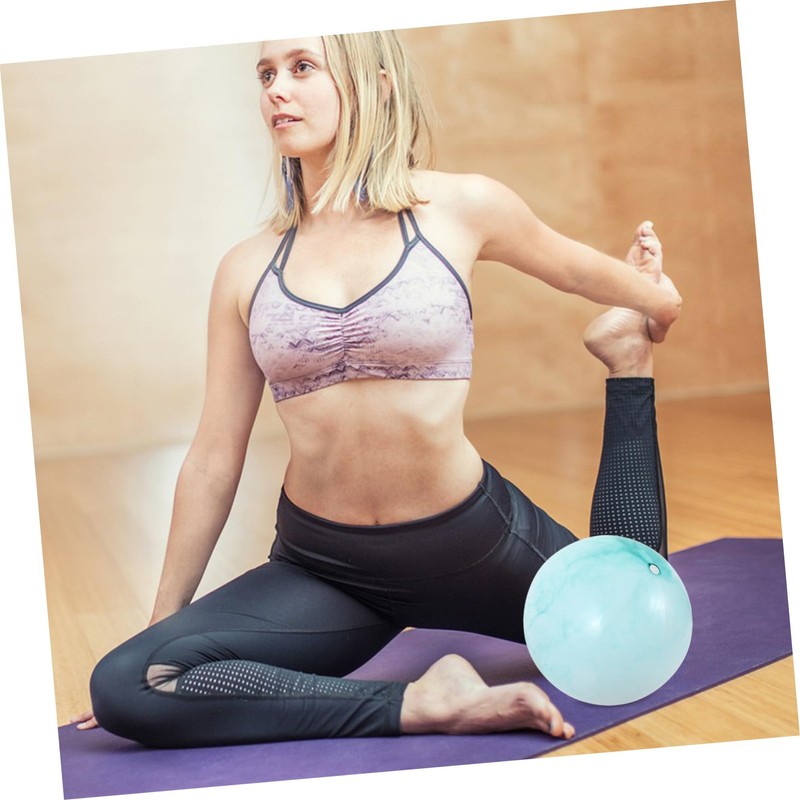 WOONEKY 25cm Small Exercise Ball for Pilates Yoga Portable Ball