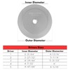 BILITOOLS Truck Hub Seal Installer Kit, Bearing Race and Seal