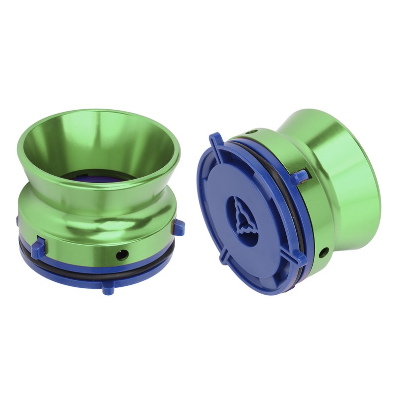 1 Pair NAB Hub Adapters Polished Aluminum Alloy Universal Loading