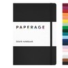 PAPERAGE Blank Journal Notebook, (Black), 160 Pages, Medium 5.6 in