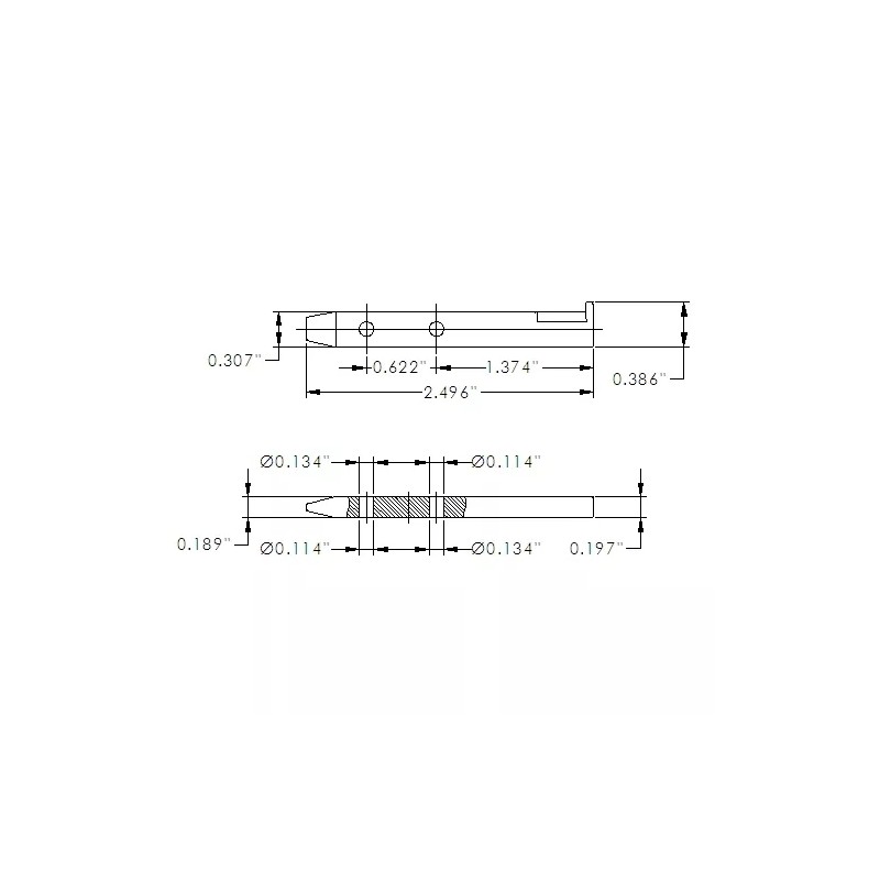 VISION INDUSTRIES Set of 2 PCS WINDOW SASH BALANCE PIVOT