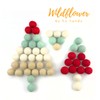 Wildflower by hu hands Christmas Cheer 100% Wool Felt Balls