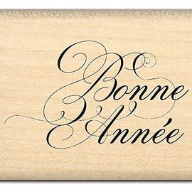 Florilèges Design FC211152 'Année' Stylish Beige Scrapbooking Stamp (4 x 5 x 2.5cm) [In Foreign Language]