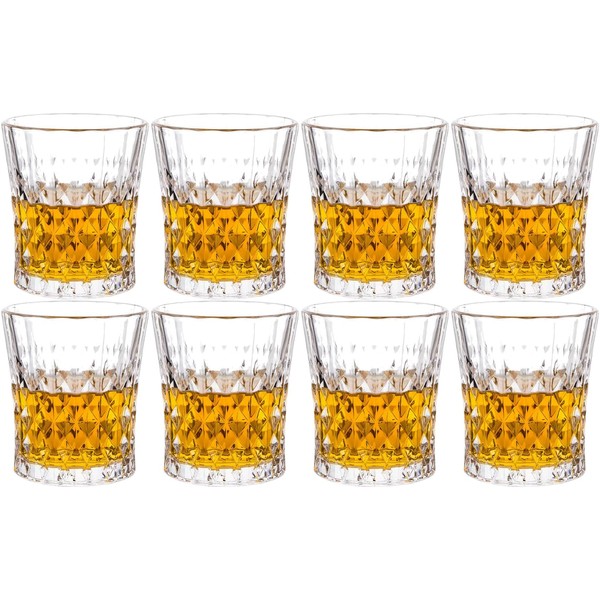 JAIEF 1.7 Oz Fancy Shot Glasses Heavy Base Shot Glass,