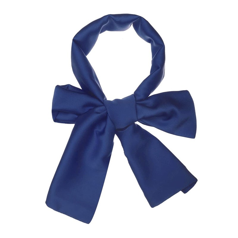Allegra K Neckerchief Ribbon Scarf, Silk, Rectangle, Thin Belt, Hair