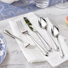 KEAWELL Premium Astra Flatware Set, 45-Piece Silverware Set for 8,