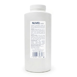 Nuvel Talco Corporal para Bebé 490g | Talco para Rozaduras, Extra Absorbente, Hipoalergénico y Suave para la Piel