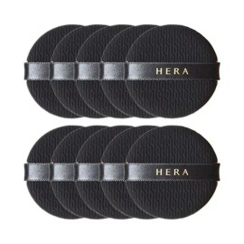 Hera Makeup Product, hera Black Cushion Puff 10 Sheets for daily beauty routines, Korean cosmetic item, Hera Import, and Personal, Option 1