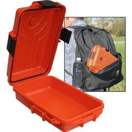 MTM Survivor Dry Box with O-Ring Seal (Orange, Small)