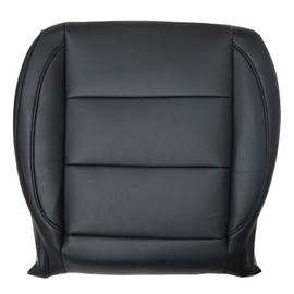 SecosAutoparts Driver Side Bottom Replacement Perforated Leather Seat Cover Black Compatible with Volkswagen Jetta 2006 2007 2008 2009 2010