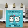 Cute Paper Anniversary Card for Sister & Brother In Law