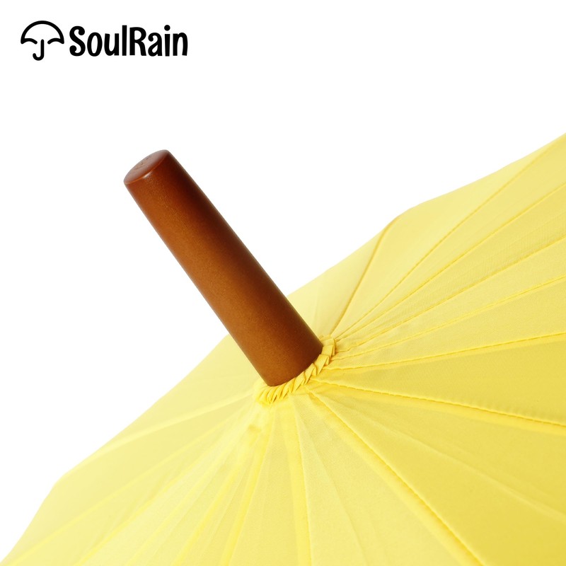 SoulRain 16 Ribs 48" Stick Umbrella Auto Open Solid Color