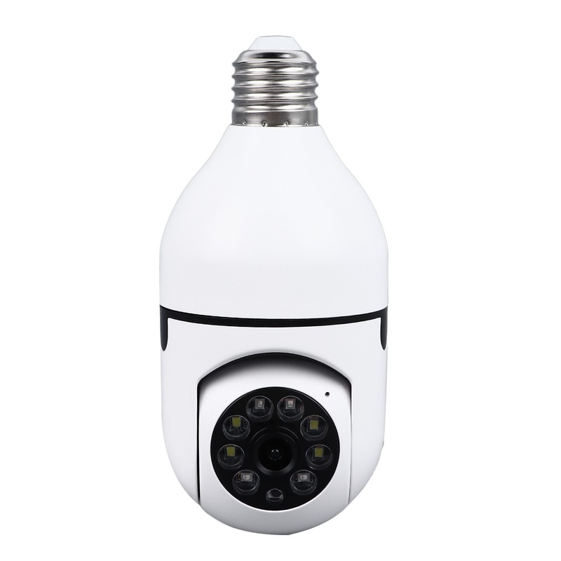 Light Bulb Security Camera Wireless 360 Degree Panoramic View 2