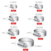 Selizo 40Pcs Hose Clamp Including 7 Sizes Adjustable Pipe Tube