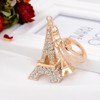 [Wovzoe] Fashionable and Convenient Eiffel Tower Rhinestone Key Chain Key