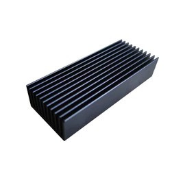 Easycargo 2pcs 40mm Heatsink 100mm x 40mm x 30mm +Thermal Conductive Tape, Aluminum Cooler Heat Sink for Cooling LED Power Amplifier TEC1-12706 Thermoelectric Cooler Module Water Cooling Modules