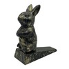 Cast Iron Door Stop, Cute Decorative Rabbit Door Stopper, Heavy