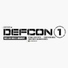 DEFCON 1 Window Bumper Sticker Decal 5"