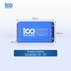 100Balance 4S 1A Smart Active Equalizer Balancer for Lifepo4 LFP/Lipo Li-on Lithium Battery Group BMS Energy Transfer Board