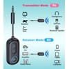 KAIY Bluetooth Transmitter Receiver, Bluetooth Car Adapter for Handsfree Call
