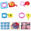 Zerodis Flower Knitting Loom Kit, Round Looms, Hat, Scarf, Scarf,