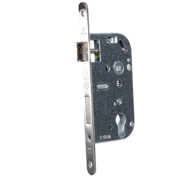 BRICARD 2621 64 mm NF 1/2 Reversible Dead Bolt Lock 50 Head Stainless Steel