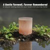 Himalayan Salt Urn for Ashes – Extra Small, Classic Cylinder