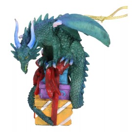 Holiday Spirit Ribbon Wrapped Present Boxes Christmas Tree Hanging Ornament