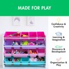 Humble Crew Supersized Toy Storage Organizer with 16 Removable Bins,