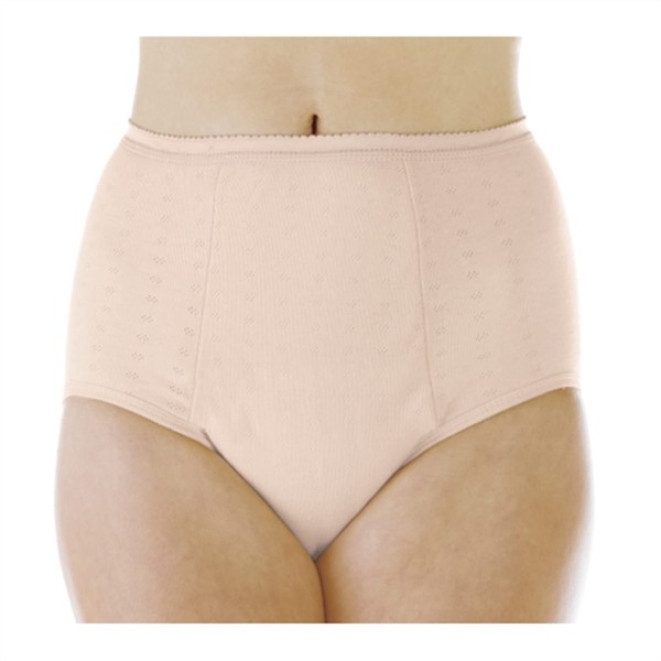 3-Pack Women's Super Absorbency Incontinence Panties Beige Large (Fits Hip 41-42")