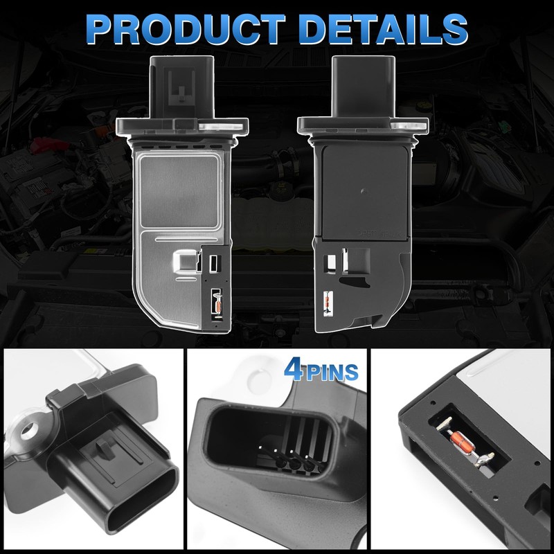 TOP-MAX Mass Air Flow Sensor Meter MAF BR31-12B579-AA Compatible with