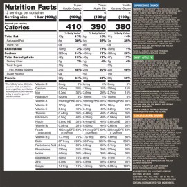 MET-Rx Meal Replacement Protein Bars, Variety Pack, 12 ct